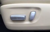 Highlander Kluger 2014 2015 Auto Interior Trim Parts , Chrome Seat Switch Cover